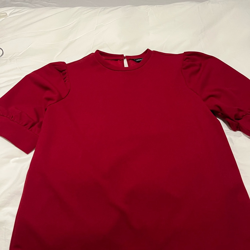 Elegant Red Women's Top